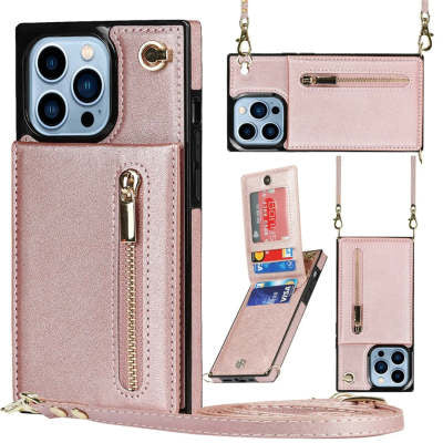Telefoonhoesje met rits, telefoonhoesje, crossbody