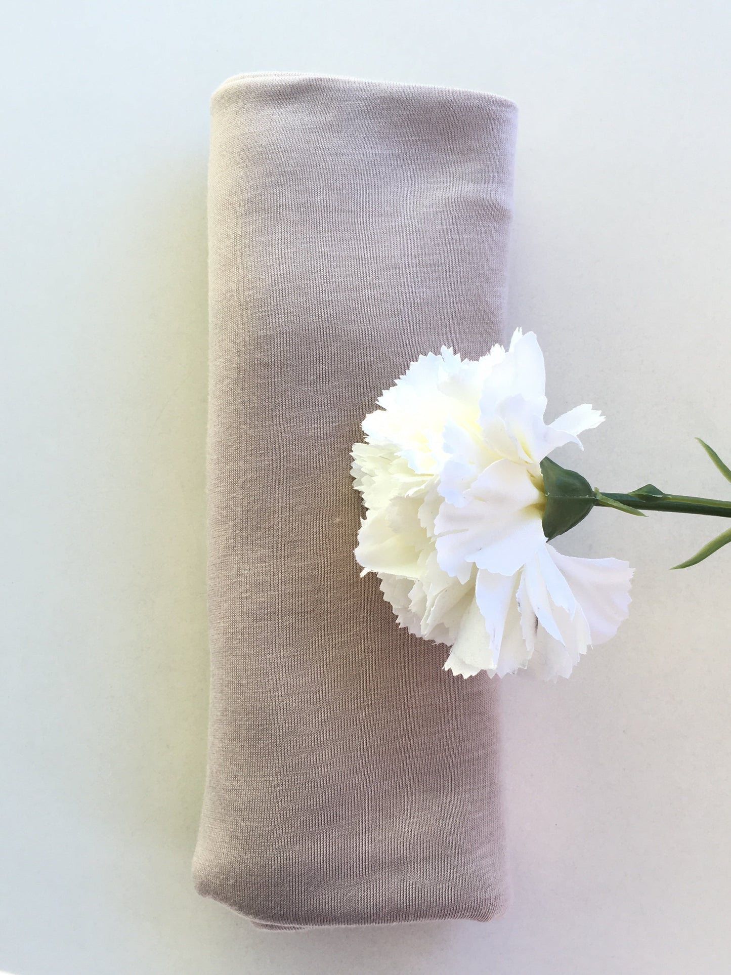 Light Beige Baumwoll Hijab-1